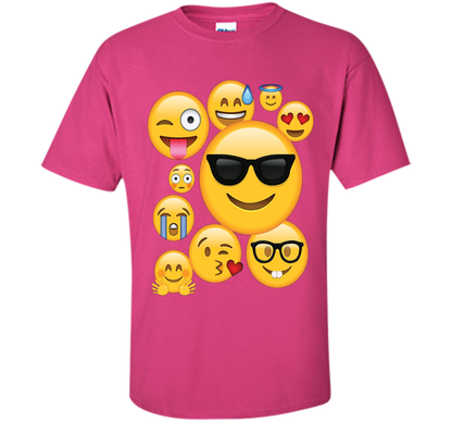 Emoji Pack ComboT-shirt Emoticon Smily Face Tshirt. shirt Heliconia