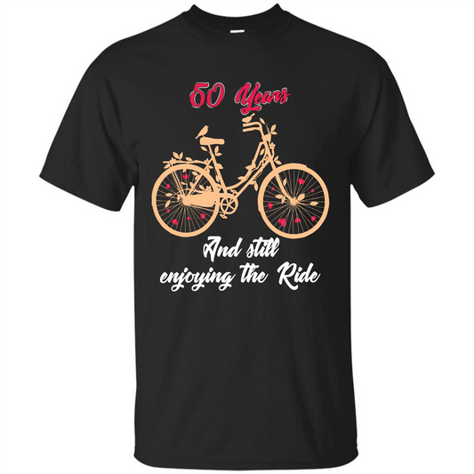 Anniversary T-shirt 50 Years And Still Enjoying The Ride Black
