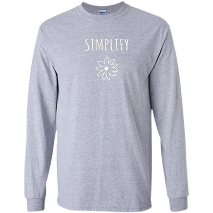 Simplify T-shirt Simplify Your Life Sport Grey