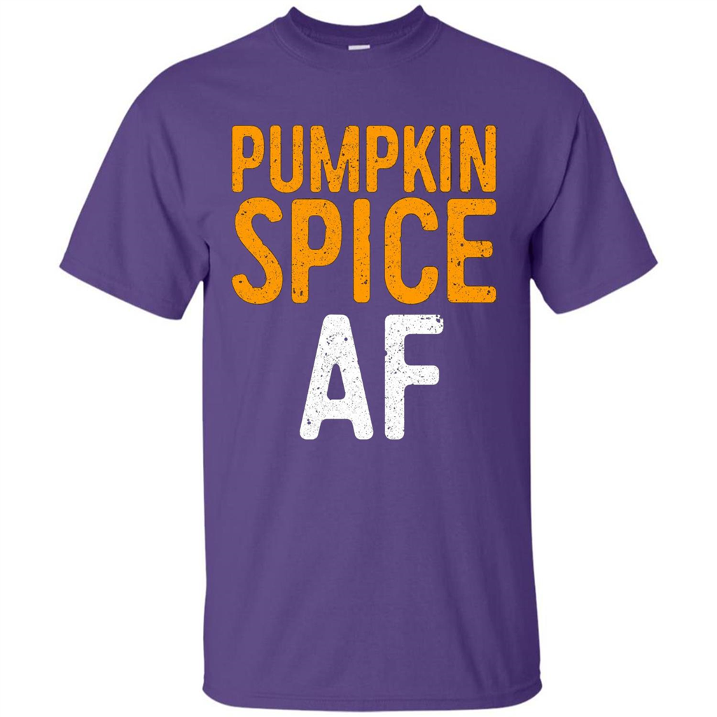 Pumpkin Spice AF T-shirt Purple