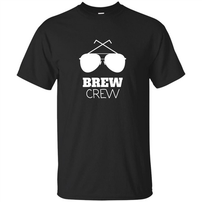 I'm The Brew Crew Groom Wedding Male T-Shirt Black