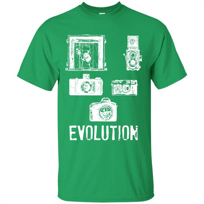 Photographer T-shirt Evolution T-shirt Irish Green