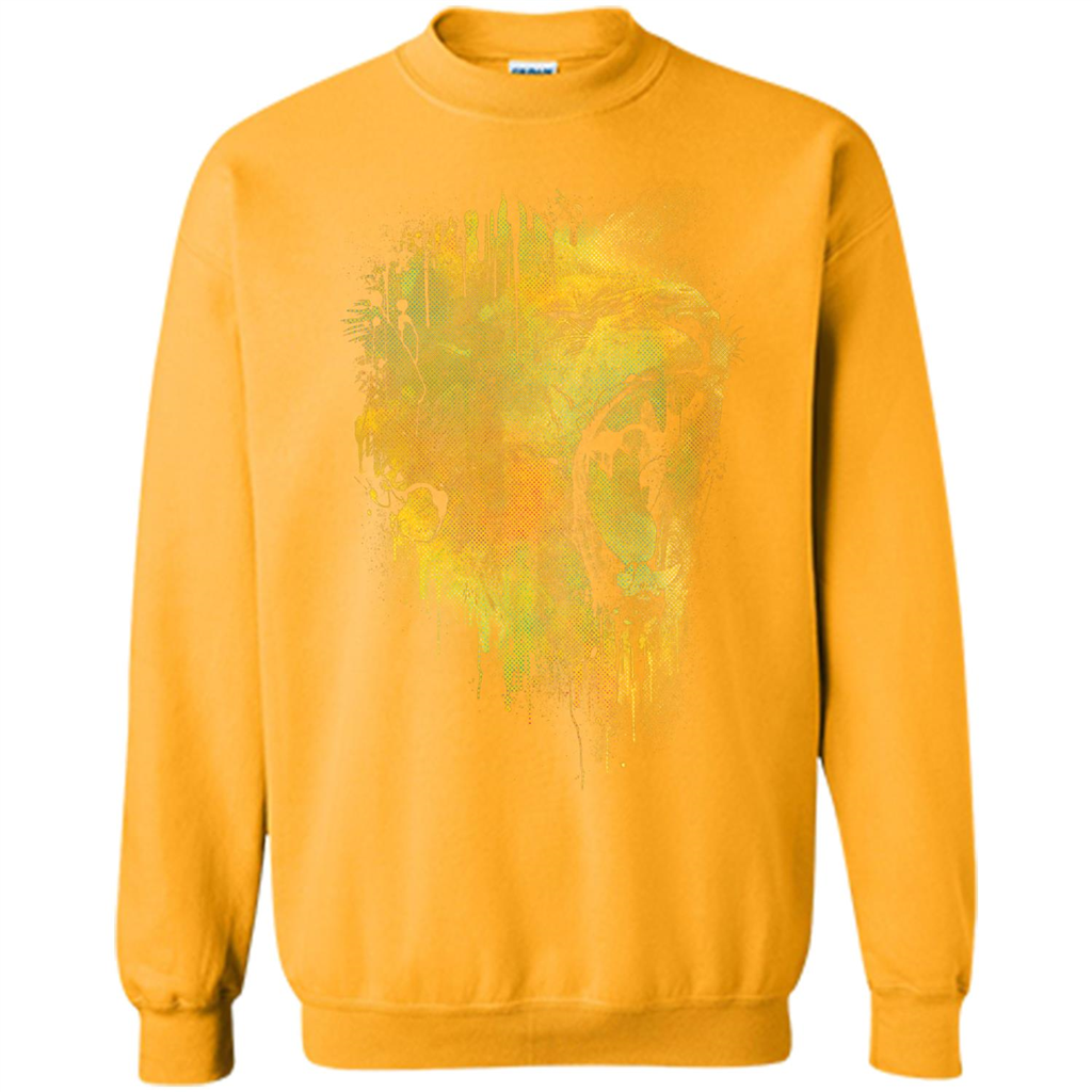 Lion Drip T-shirt Gold