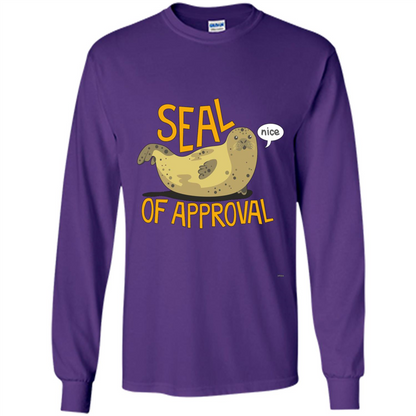 Seal Of Approval T-shirt Purple