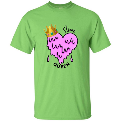 Slime Queen Heart T-Shirt Lime