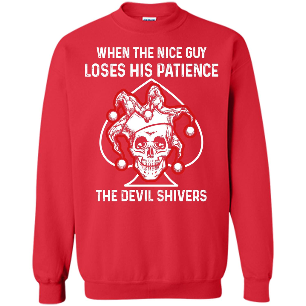 Jocker T-shirt When The Nice Guy Loses His Patience Red