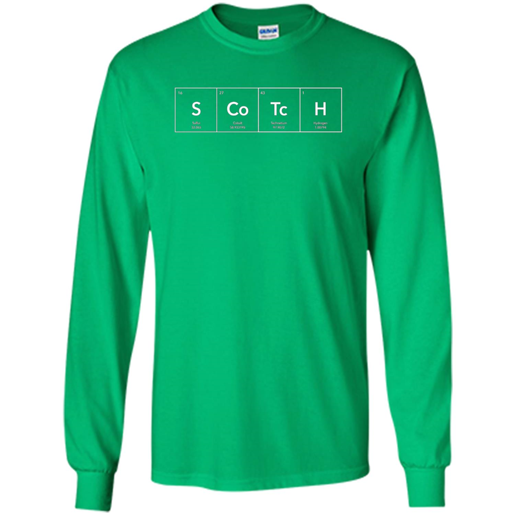 Scotch Periodic Table of Elements T-shirt Irish Green