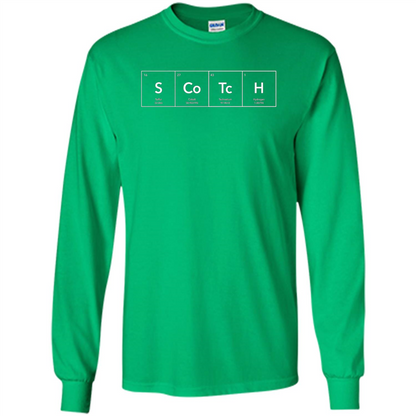 Scotch Periodic Table of Elements T-shirt Irish Green