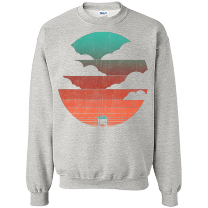 Driving Into The Sunset T-shirt Ash