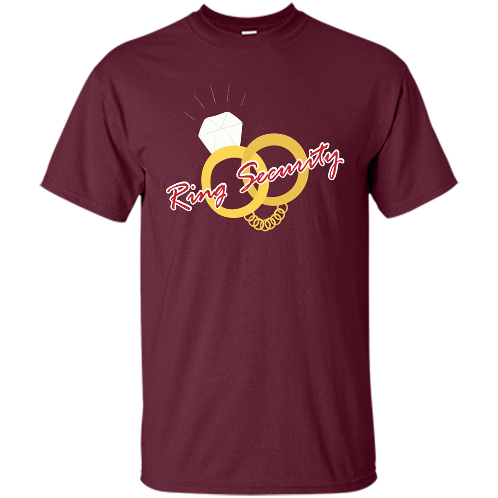 Security Ring T-shirt Maroon