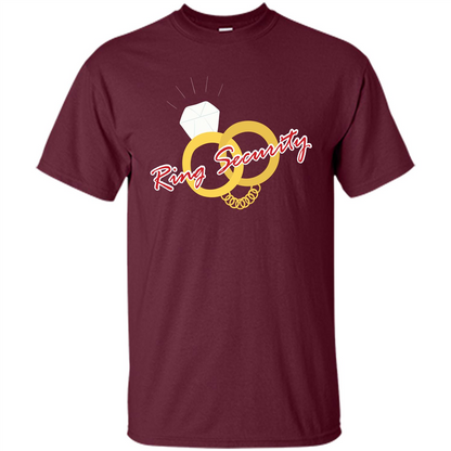 Security Ring T-shirt Maroon