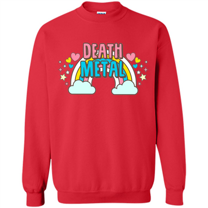 Death Metal Rainbow Cute T-Shirt Red