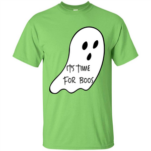 It's Time For Boos Funny Halloween T-shirt