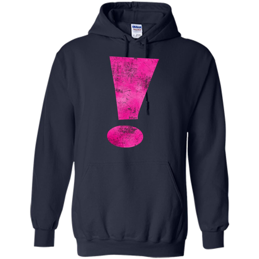 Exclamation Point Graphic T-shirt Navy