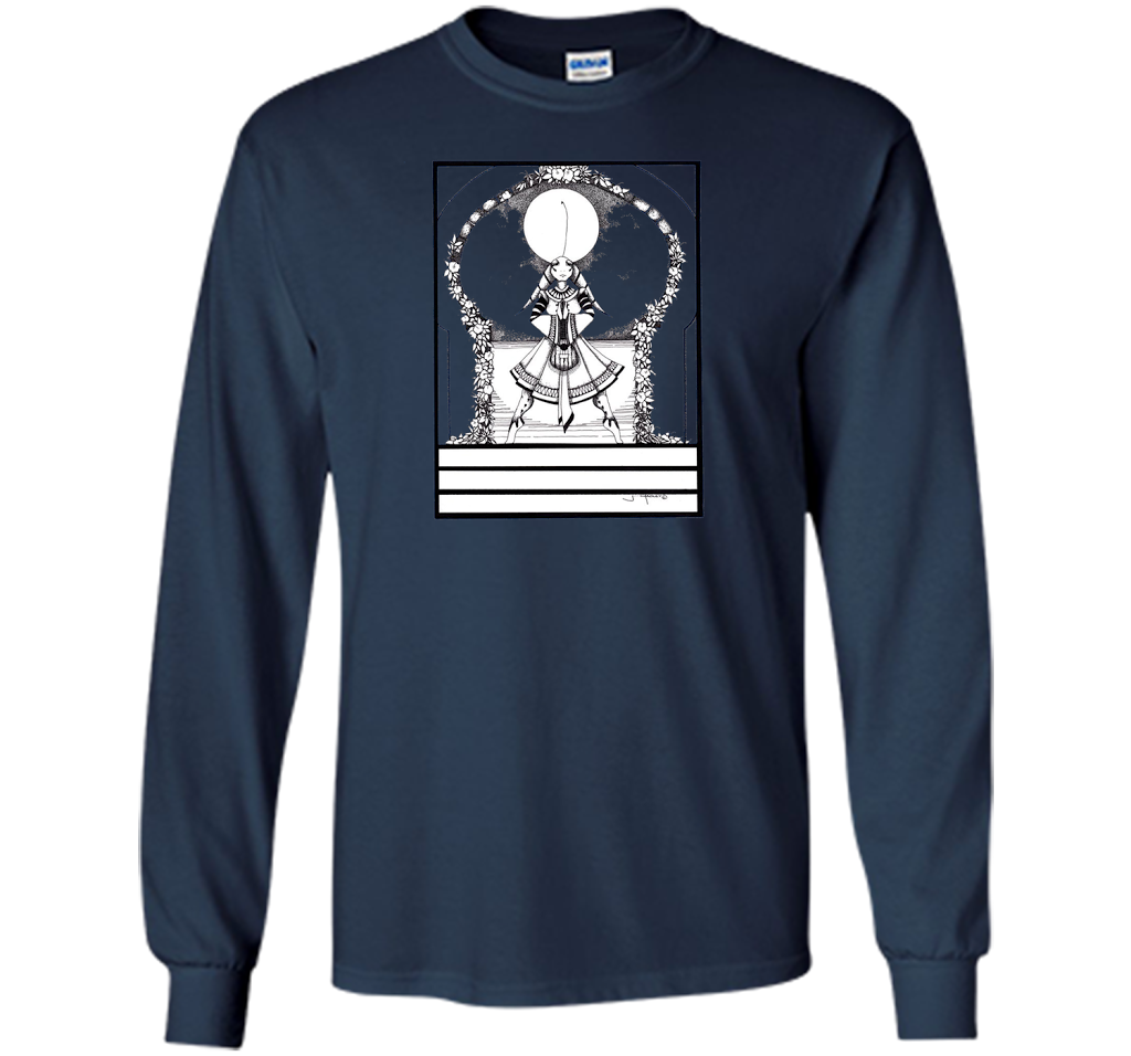 Mini Ukulele Gift of Symmetry cool shirt Navy