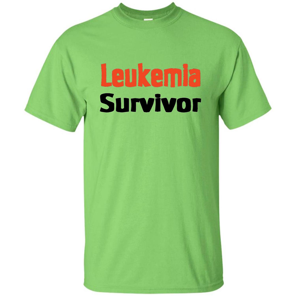 Leukemia Survivor Tshirt Lime