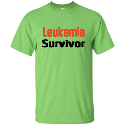 Leukemia Survivor Tshirt Lime