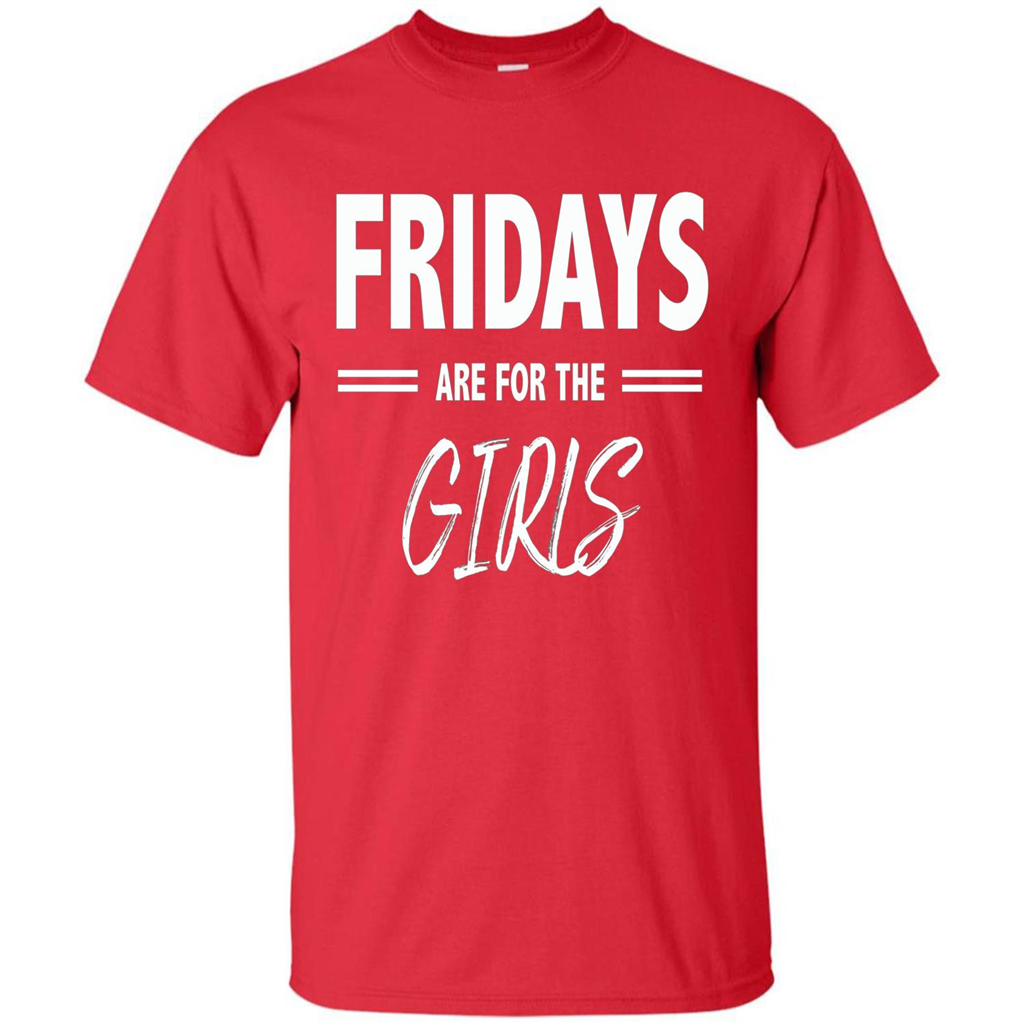 Fridays Are For The Girls T-shirt Red