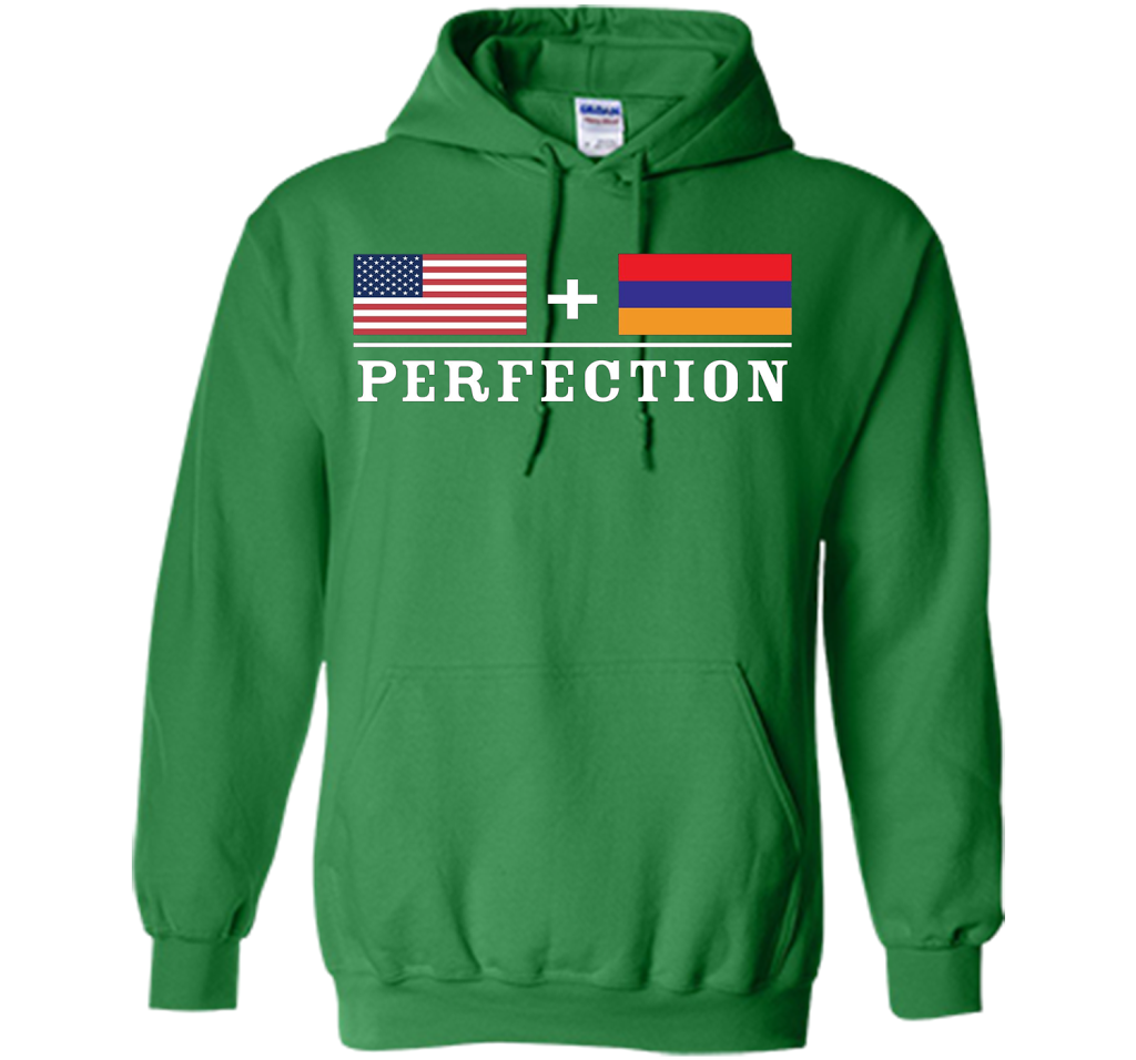 American + Armenian = Perfection Flag T-Shirt t-shirt Irish Green