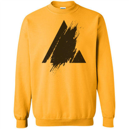 Place Splashed Triangle T-shirt Gold