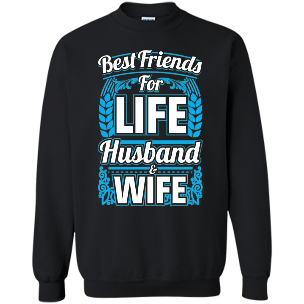 Husband And Wife T-shirts - Best Friends For Life Orange