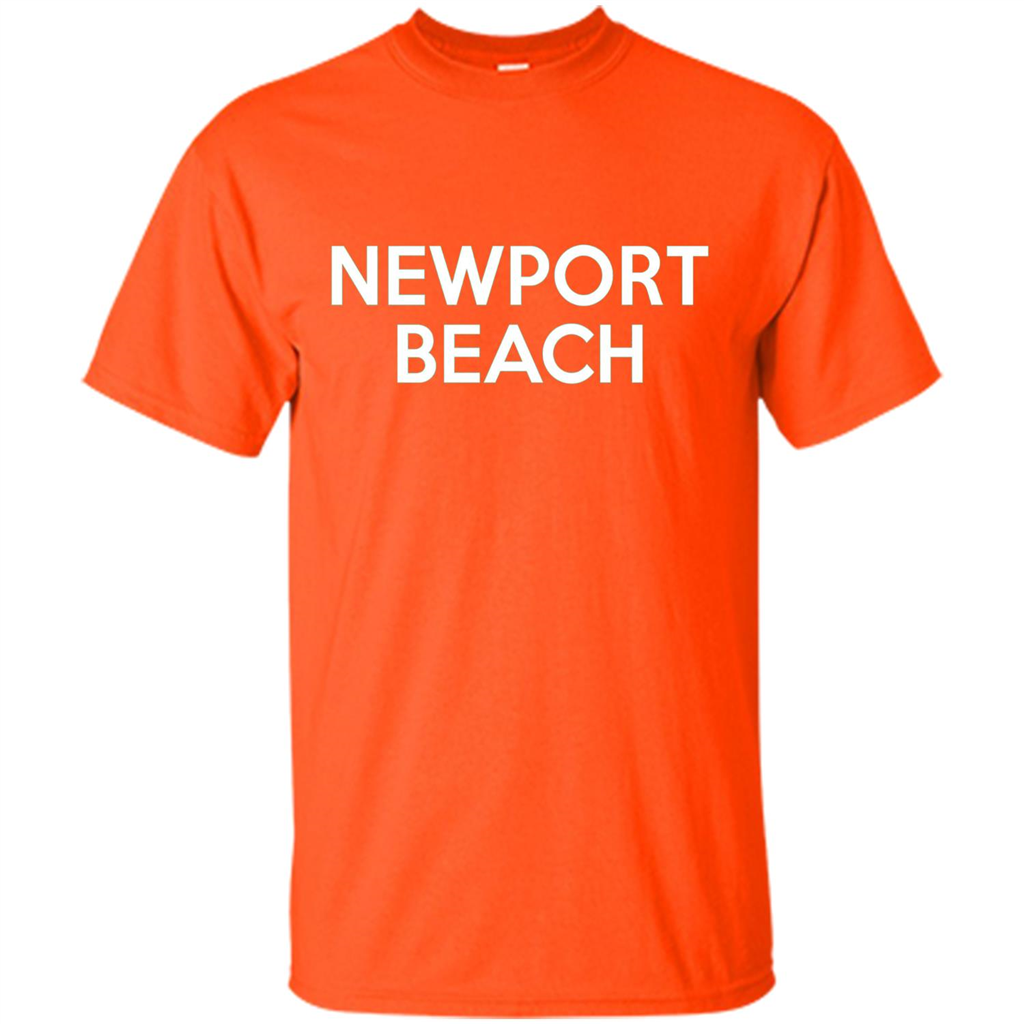 Newport Beach - California T-shirt Orange