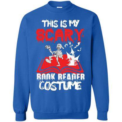 Halloween T-shirt This Is My Scary Book Reader Costume T-shirt Royal