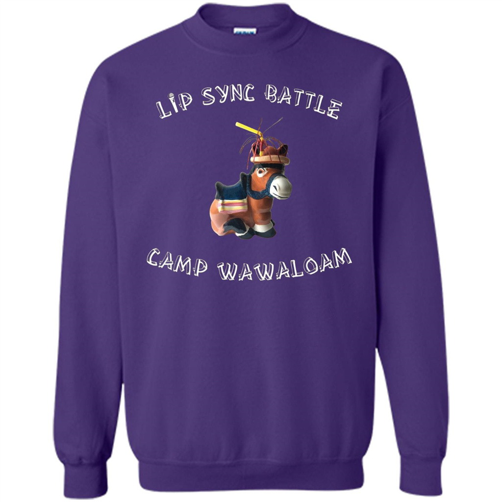 Lip Sync Camp T-shirt Camp Wawaloam Purple
