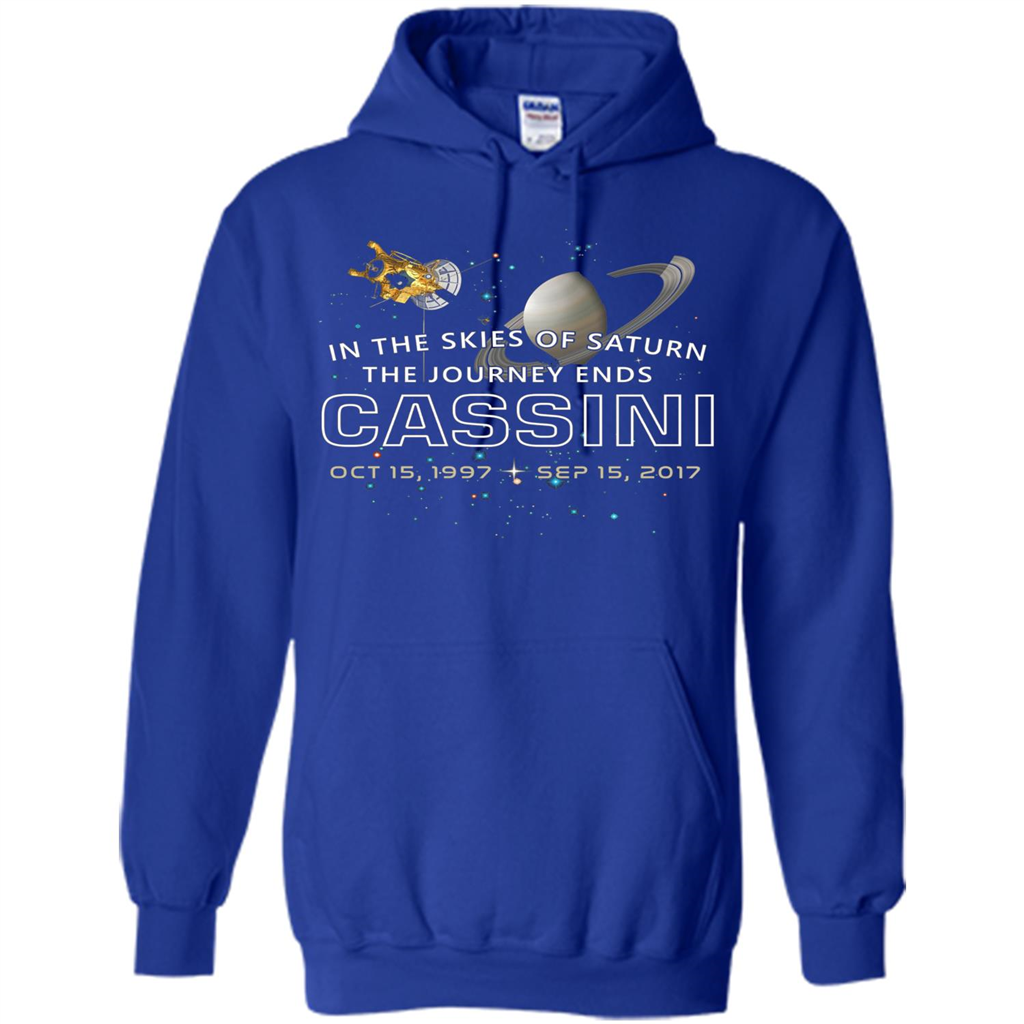 Cassini Spacecraft: End Of Mission At Saturn T-shirt Royal
