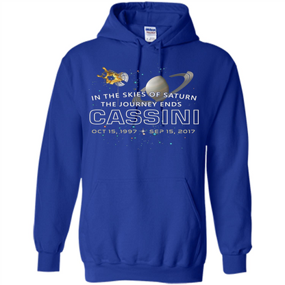 Cassini Spacecraft: End Of Mission At Saturn T-shirt Royal