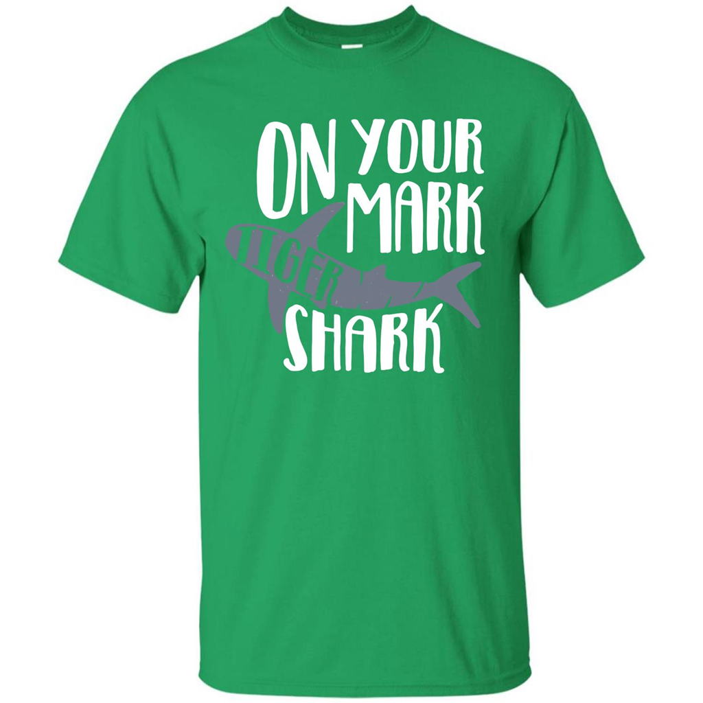 Tiger Shark T-shirt On Your Mark Tiger Shark T-shirt Irish Green