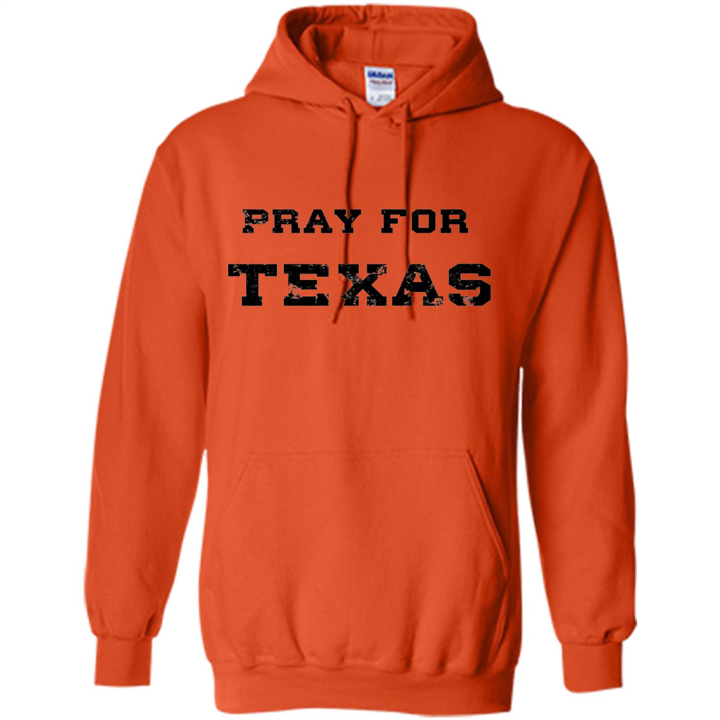 Pray For Texas T-shirt Orange