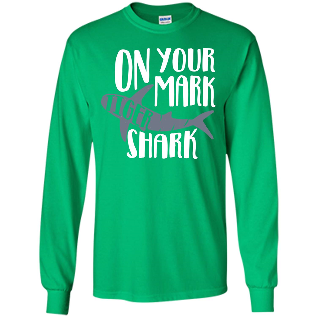 Tiger Shark T-shirt On Your Mark Tiger Shark T-shirt Irish Green