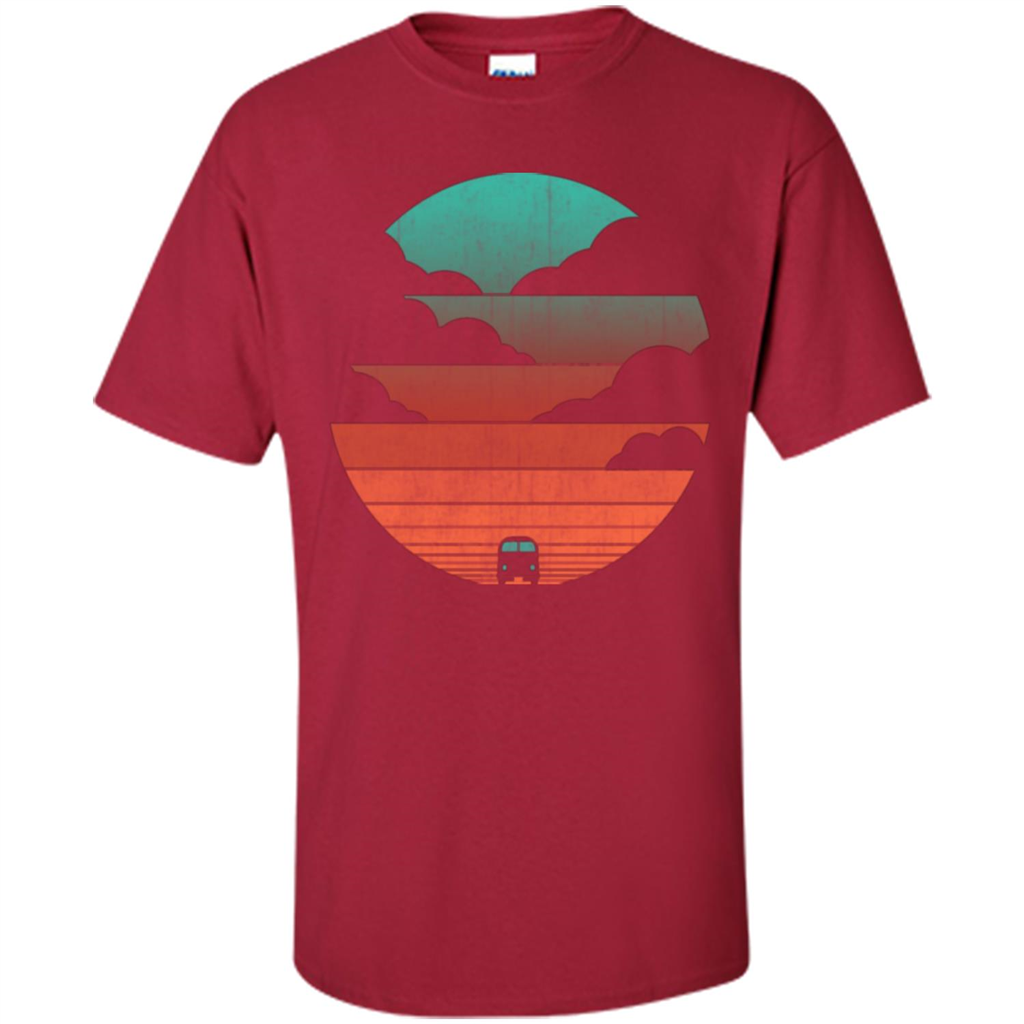 Driving Into The Sunset T-shirt Cardinal
