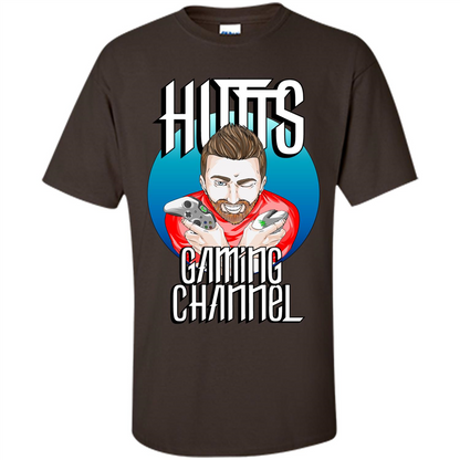 Gamer T-shirt Hutts Gaming Alternate Dark Chocolate