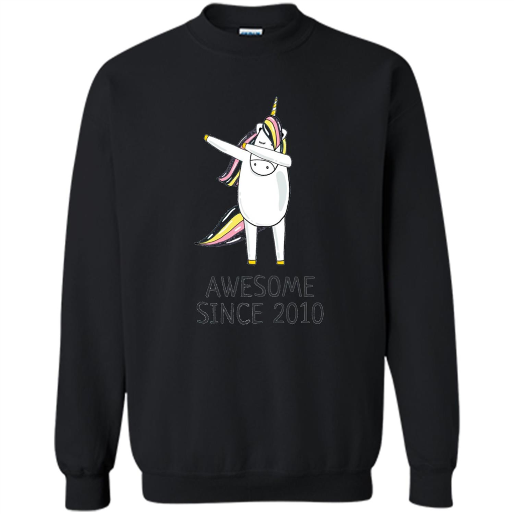 Awesome Since 2010 T-shirt Born In 2010 Black