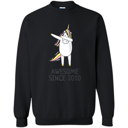 Awesome Since 2010 T-shirt Born In 2010 Black