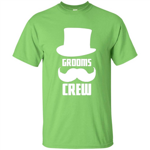 Grooms Crew T-shirt Funny Bachelor and Groom Party T-Shirt