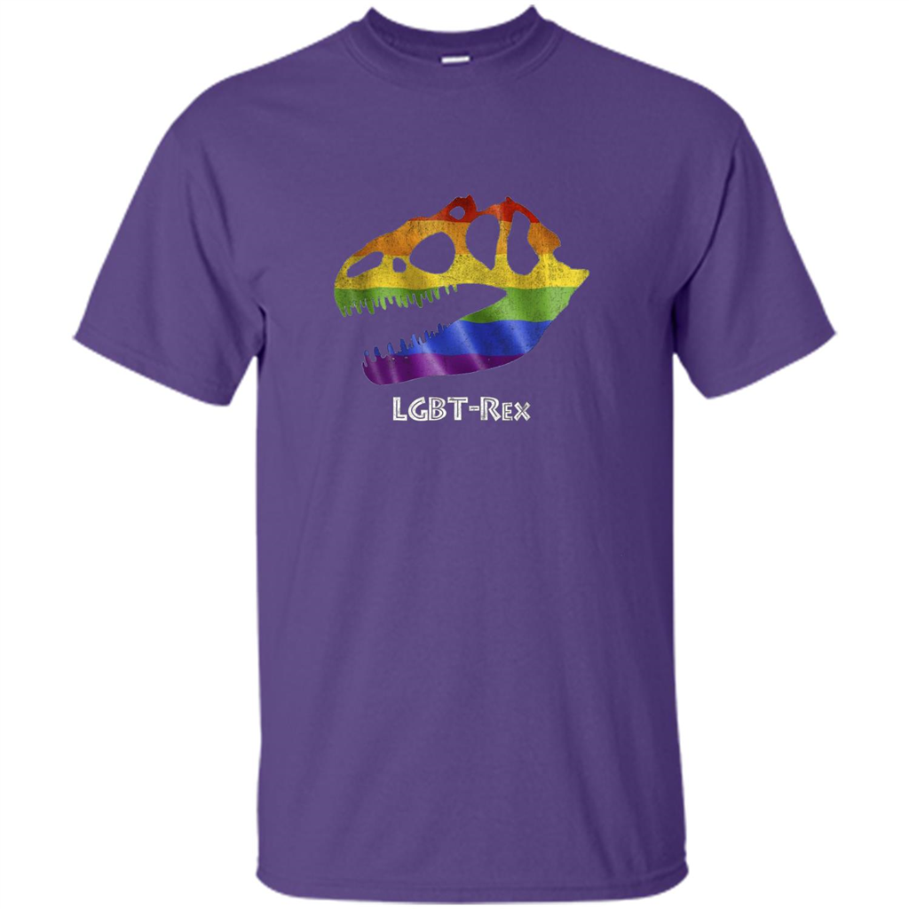LGBTQ Pride T-shirt LGBT-Rex Purple