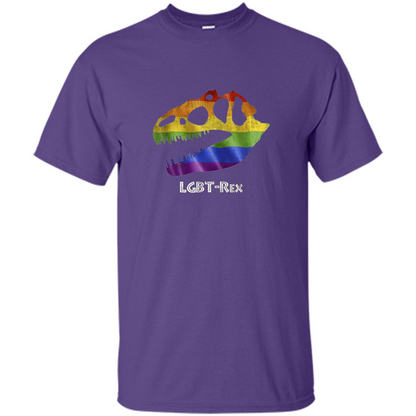 LGBTQ Pride T-shirt LGBT-Rex Purple