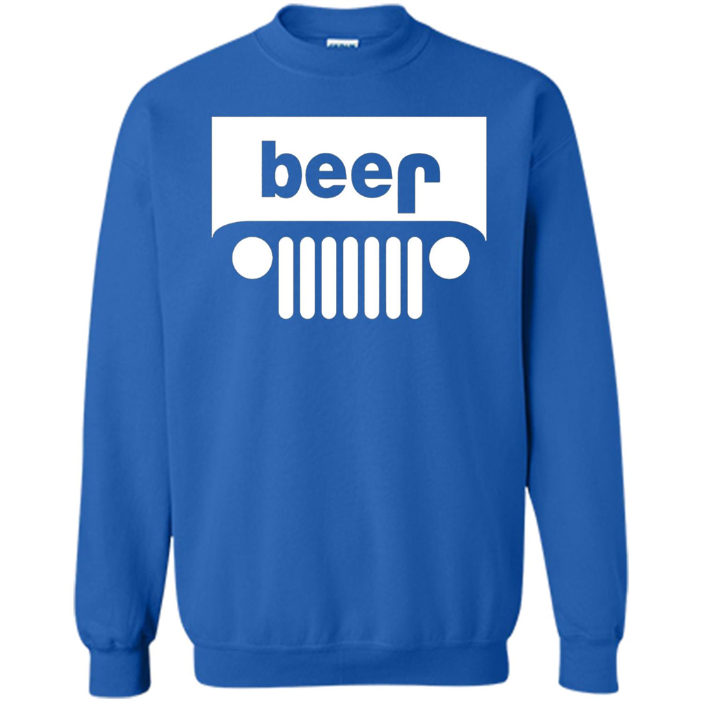 Funny Drinking T-shirt Adult Beer Jeep Royal