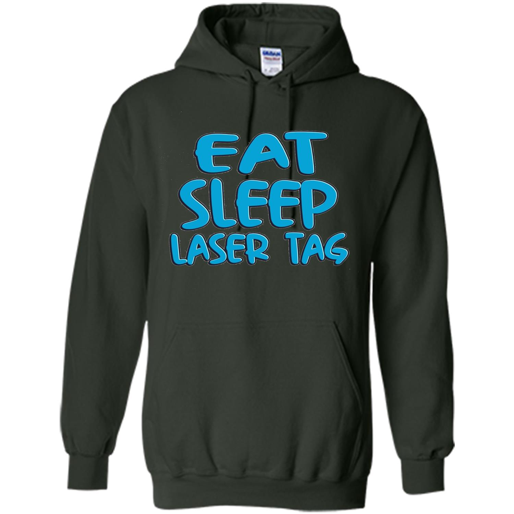 Eat Sleep Laser Tag T-shirt Forest Green