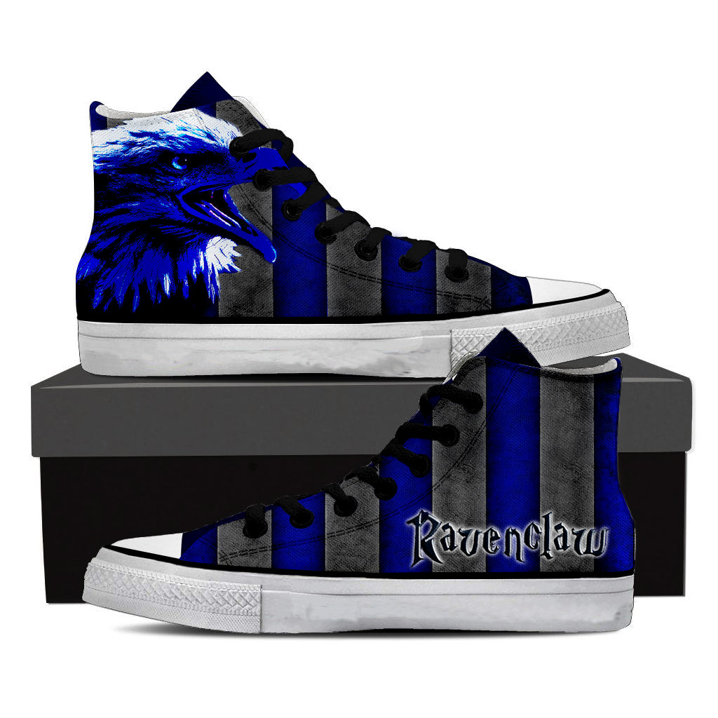 Striped Ravenclaw Harry Potter HighTop Shoes