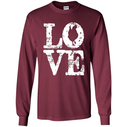 Chickens T-shirt I Love Chickens T-Shirt Maroon