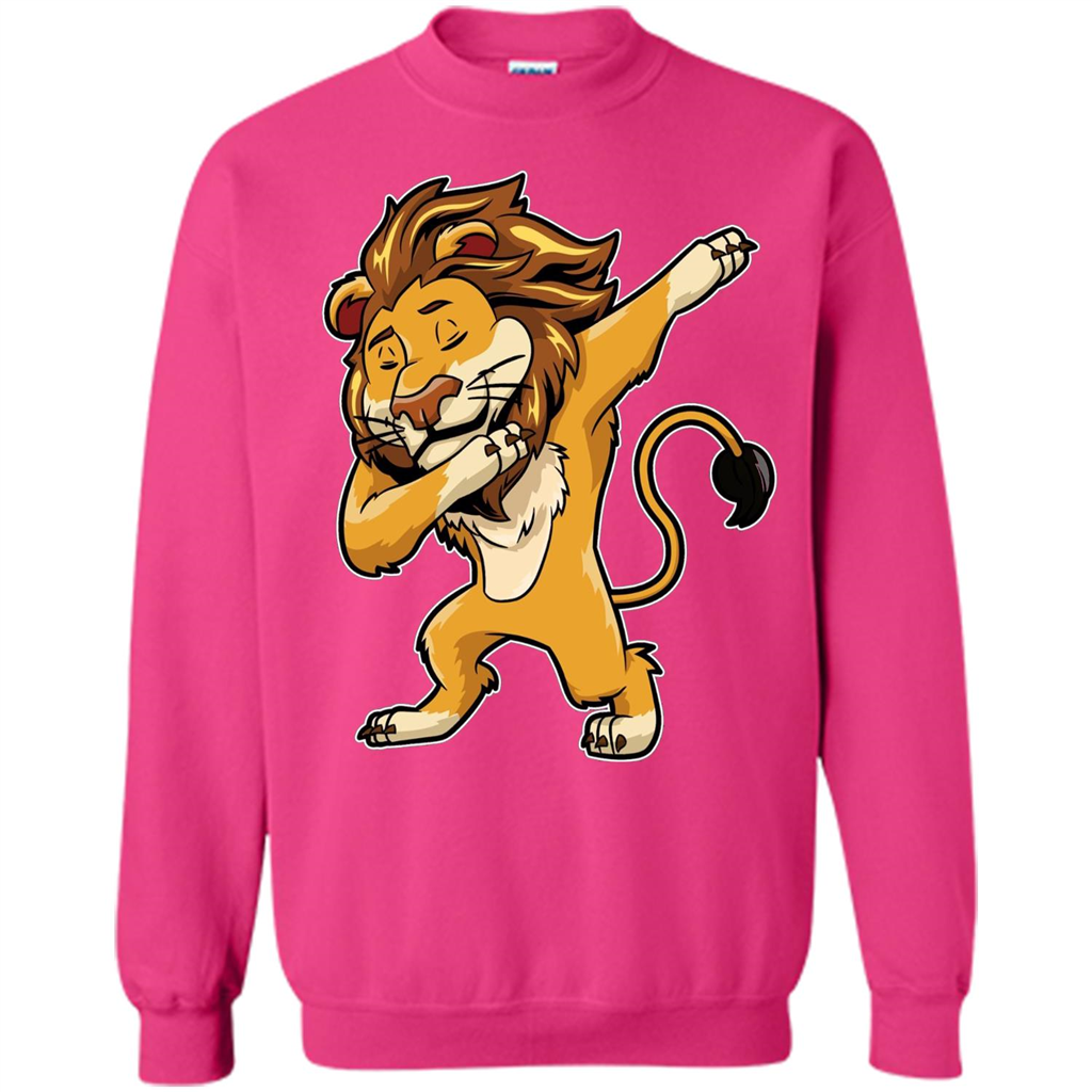Lion Dabbing T-shirt Dab Cat Dance Heliconia
