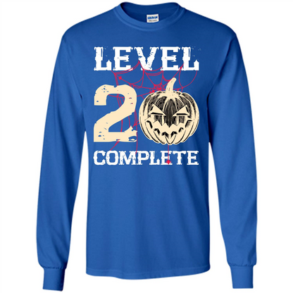 Halloween T-shirt Level 20 Complete Royal