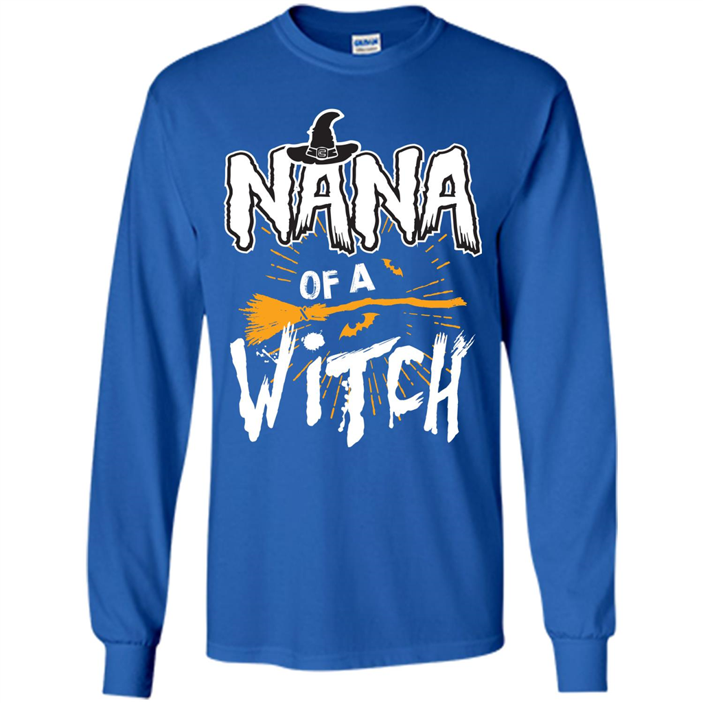 Halloween T-shirt Nana Of A Witch Royal
