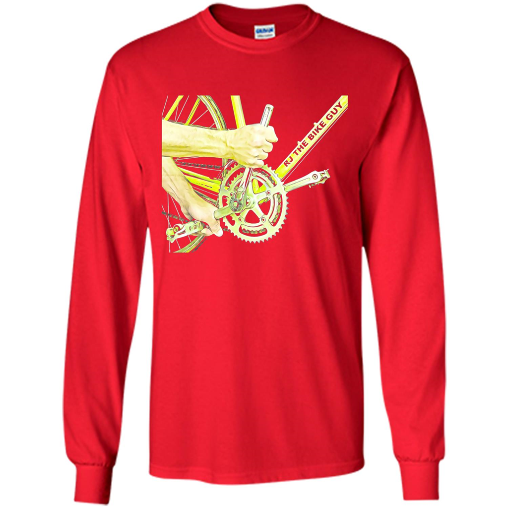 The Bike Guy T-shirt Love Bike T-shirt Red