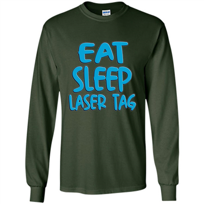 Eat Sleep Laser Tag T-shirt Forest Green