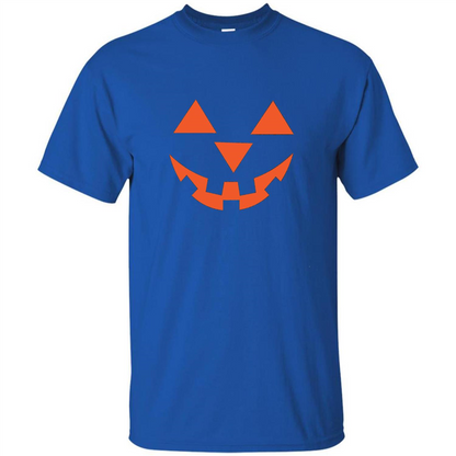Pumpkin Head Jack O' Lantern Smiling Face Halloween T-shirt